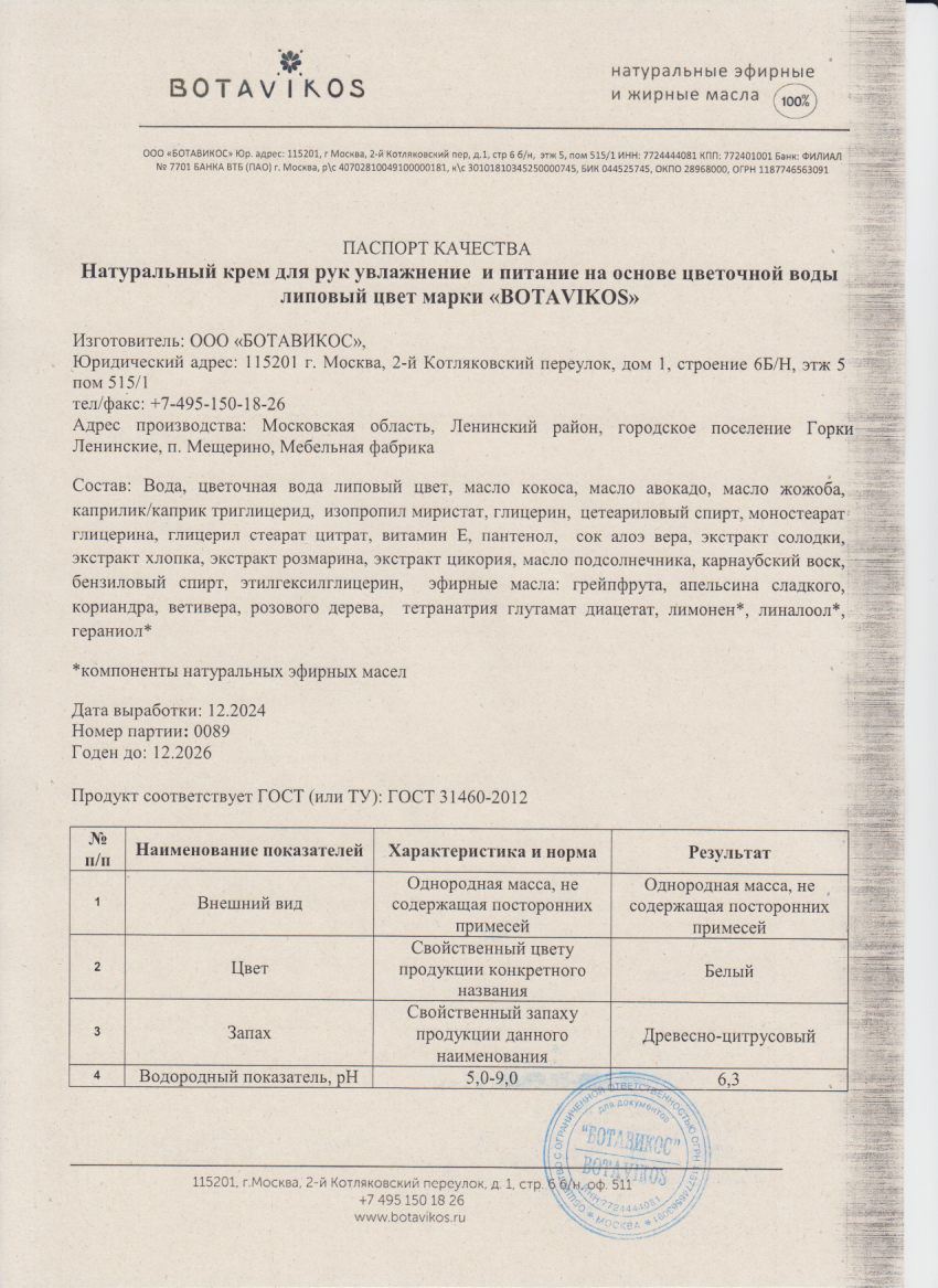 Паспорт №122024